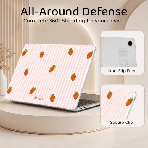 Image of MOCA Case Compatible with MacBook Air 13 inch M5 M4 M3 M2 2026-2022 Hardshell Cover for MacBook Air 13.6, A3449 A3240 A3113 A268