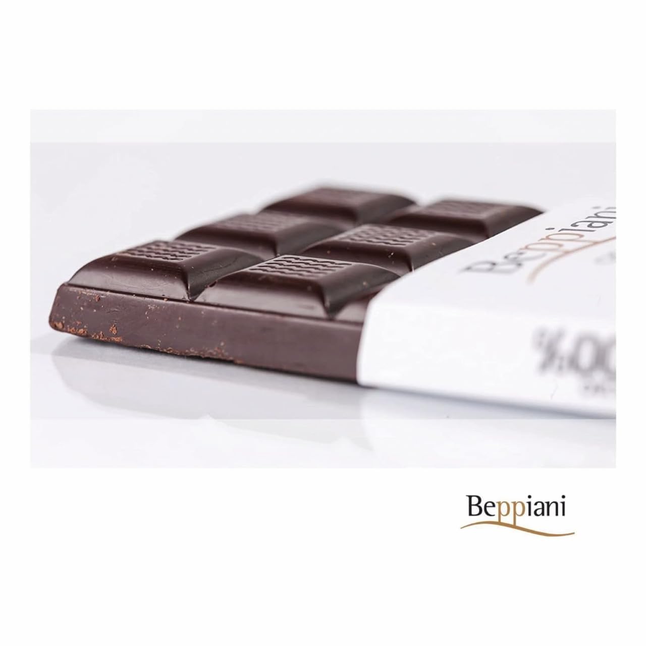 Beppiani 100% Massa di Cacao, Cioccolato Artigianale, vegana, senza zucchero, ricca di antiossidanti, per diete bilanciate – Made in Italy set (7 Tav. Classica)
