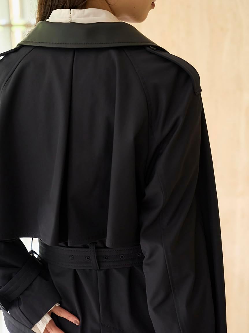 Snidel SWFC254164 Women's Variation Mid Trench Coat, LBEG, 1