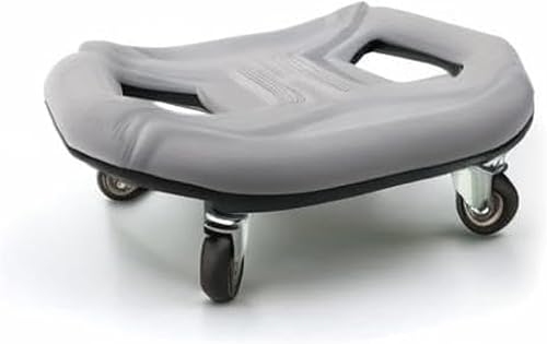 Miniatura 7 de Rueda de rodillo para abdominales con rodillera, soporte para abdominales abdominales, equipo de entrenamiento para gimnasio en casa, gris