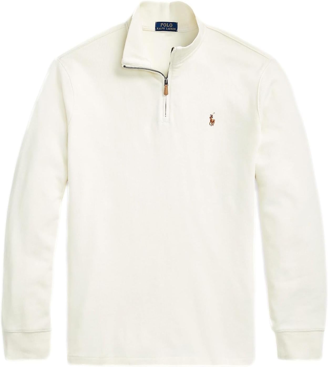 Polo RL Men's Big and Tall Half Zip Mock Sweatshirt