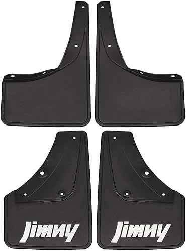 JSCARLIFE Kit de aletas de barro para S-uzuki Jimny BJ74 2019-2022 Juego de aletas delanteras y traseras de alta calidad, protectores contra