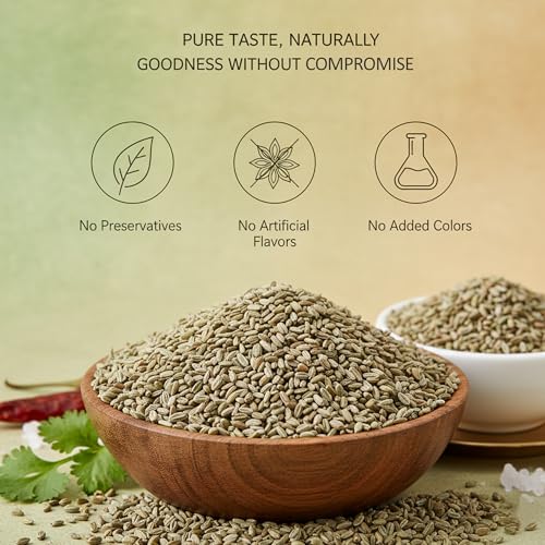 Image of Double Hathi Ajwain Seed 500gm | Premium Carom Seeds | Strong Aroma & Natural Flavor |100% Natural
