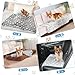 HezzLuv 3er-Pack Hundedecken - Hundedecke Waschbar, Fleecedecke Für Hunde Ideal Für Sofas & Betten, Haustierdecke Für Kleine Mittlere Hunde Katzen, Welpendecke Sofaschoner, 52x76cm, Grau