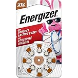 Energizer Batteries AZ312DP EZ Turn and Lock Hearing Aid, Size 312, 8 Count by Energizer