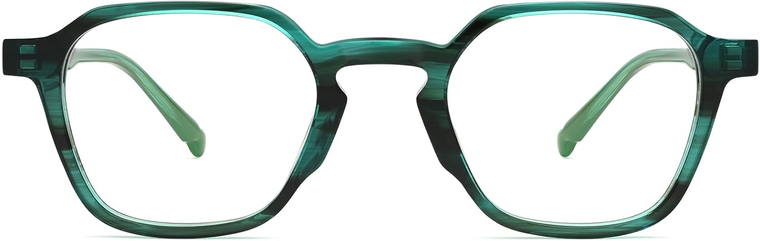 Square Blue Light Glasses for Women Men Acetate Material Anti Bluelight Blocker Glasses Stylish Designer Frame - Image 2