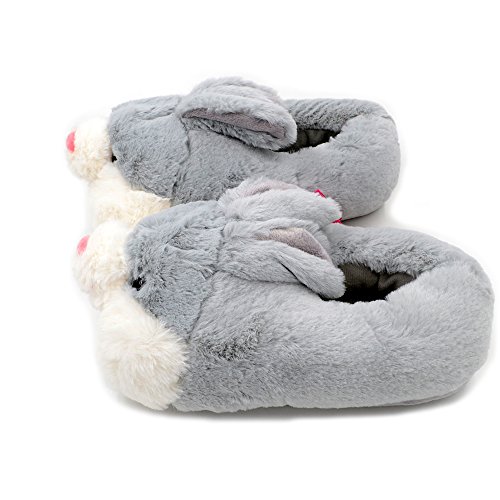 Image of Millffy Bunny Slippers for Women Warm Funny Slippers House Shoes Rabbit Plush Slippers