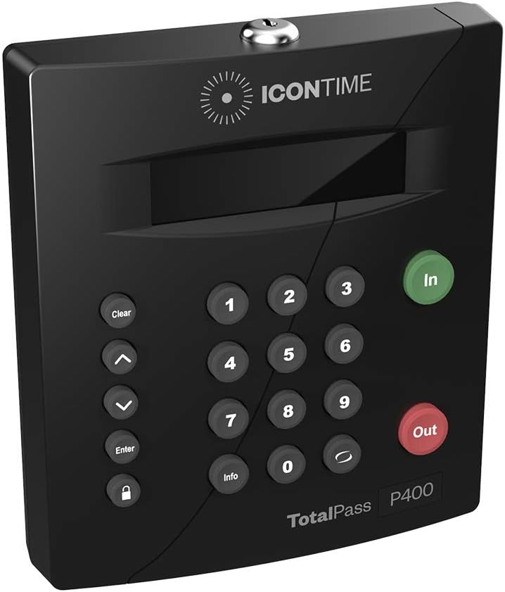 TotalPass P400 Employee Time Clock | Industry First: Manage Timecards via USB, Network, Wi-Fi or Web. No Monthly Fees. : Office Products