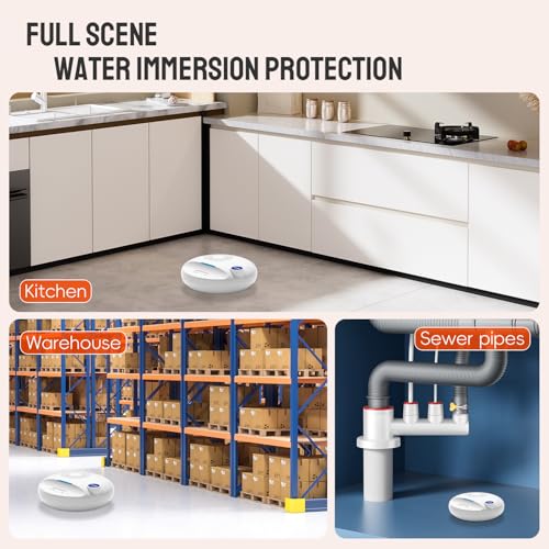 PILSAMAS Wireless Water Leak Detector - Works Standalone or with Smart Hub, Loud Siren Water Leak Sensor and Drip Alarm, IP67 Waterproof, for Home, Basement, Bathroom, Under Sink, Laundry - Thumbnail 7