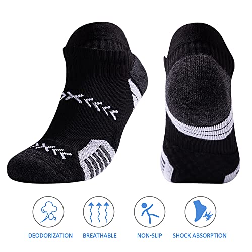 Fixseed Unisex Athletic Sport Socks With Cushioned Low Cut Running Socks For Women Men With Compression Arch Support #TOP1