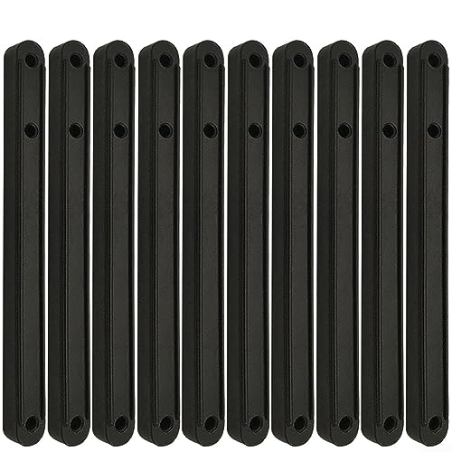 LVYXON Guías para cajones, rieles guía de cajones de plástico, guías de gabinete, correderas para cajones, guías extraíbles, extensión de cajón para ranuras (10 unidades, 180/235/298 mm)