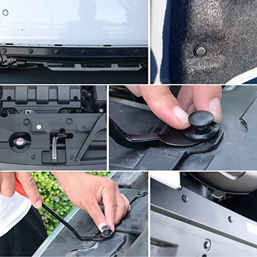 Image of Nilight 120Pcs Car Retainer Clips Fastener Remover 6.5mm 8mm 9mm 9.5mm 11mm Expansion Screws Replacement Kit Bumper Push Rivet Clips for GM Toyata Lexus Subaru