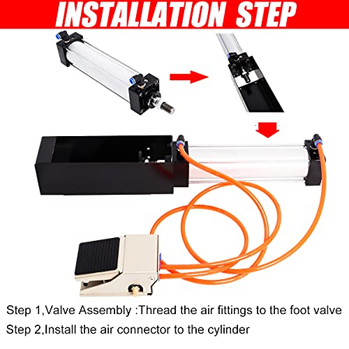 Pneumatic Can Crusher Foot Pedal,Cylinder Soda Beer Bottle Aluminium Can Crusher Recycling Tools Automatic Air Can Crusher #TOP2