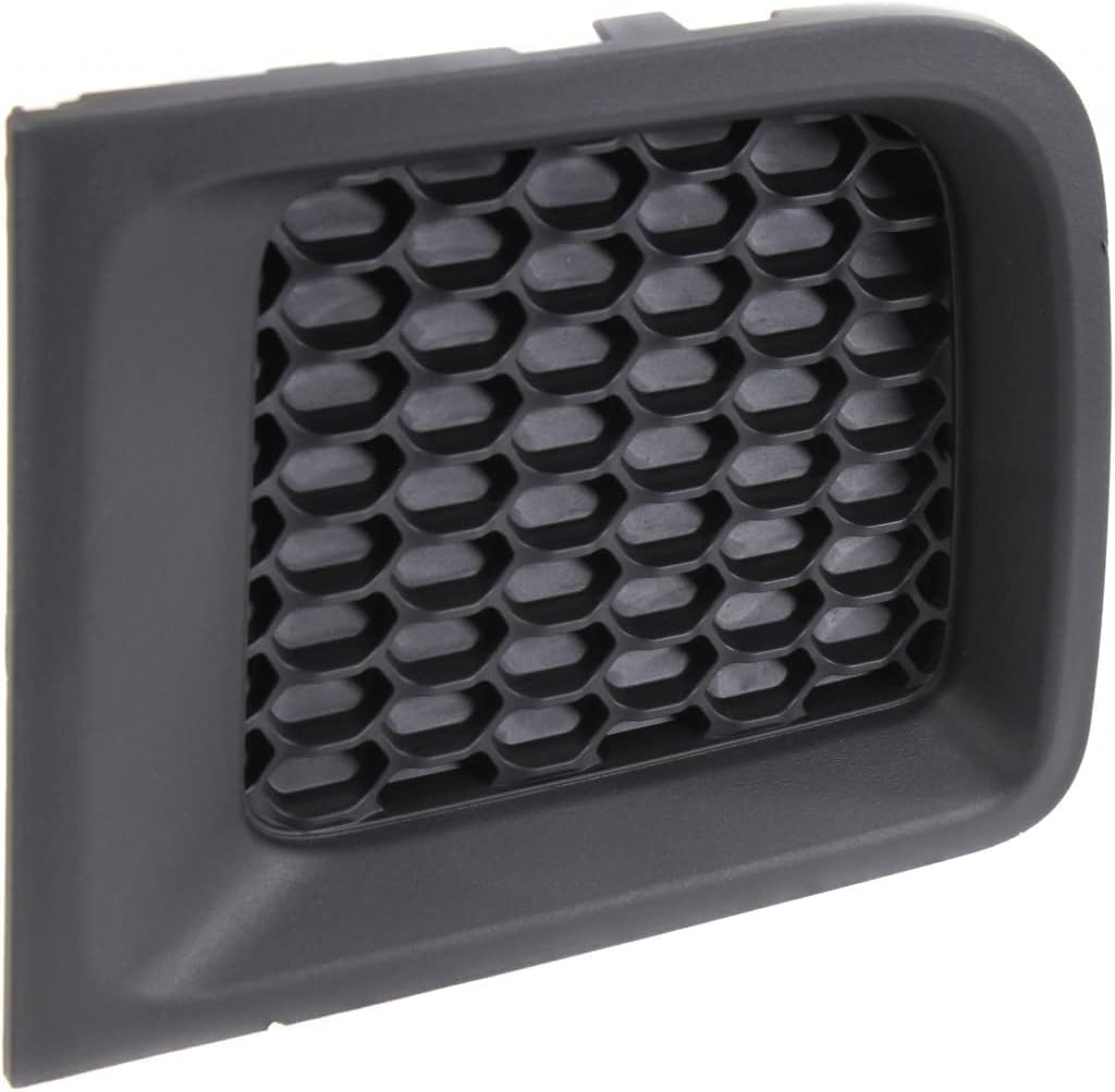 DAT AUTO PARTS Front Right Passenger Side Bumper Cover Fog Light Hole Grille Bezel Insert Trim Replacement For 2015-2018 Jeep Renegade Black Textured Plastic CH1039176 5XB63LXHAA