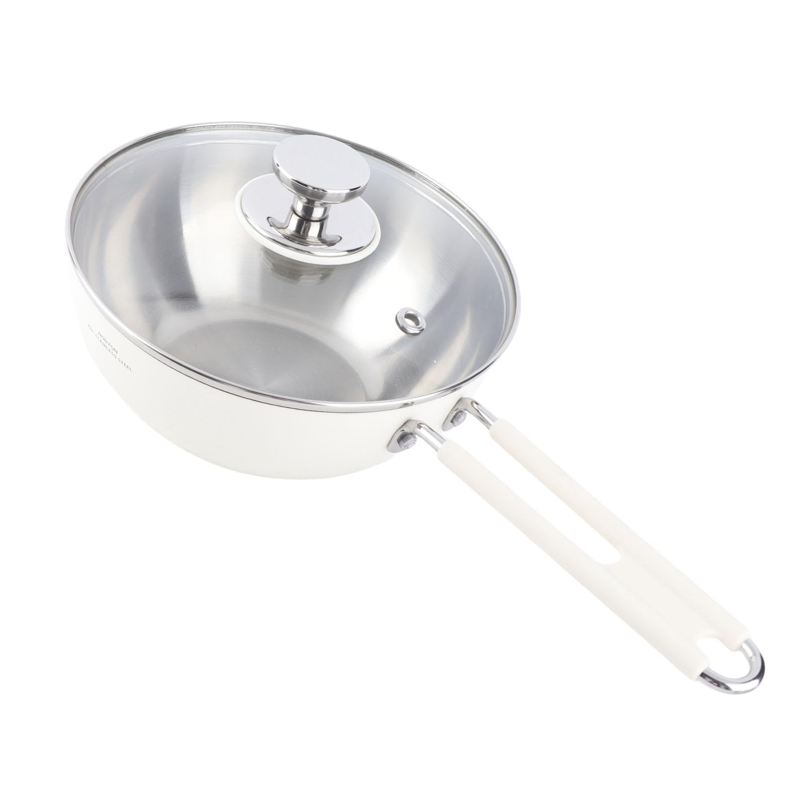 Fabater Soßenpfanne mit Dampfkorb, Antihaft-Kochtopf aus 316 Edelstahl, Dampftopf mit Deckel und Dampfkorb Zum Kochen von Nudeln, Nudeln, Soßen und Dämpfenden Knödeln