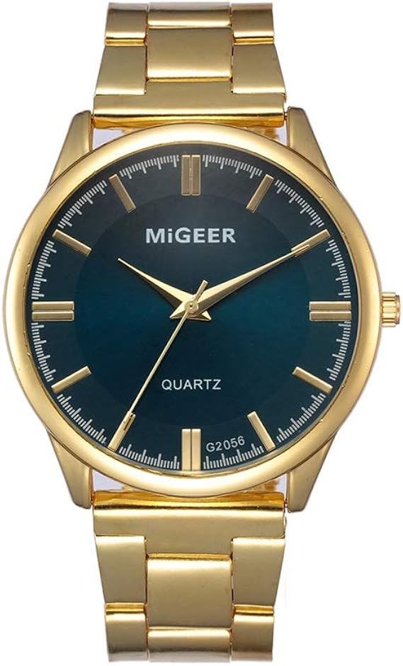 Amazon 腕時計 メンズ おしゃれ ゴールド ステンレススチールウォッチ クラシック ビジネス ウオッチ 40mm文字盤 アナログクオーツ 時計 人気 Watch シンプル カジュアル ドレス時計 男女兼用 安い スポーツ 腕時計 活動 誕生日 お祝い プレゼント メンズ腕時計