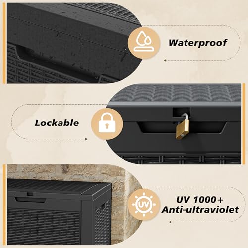 Fancyango Outdoor Storage Deck Boxes DROPS TO - image 5