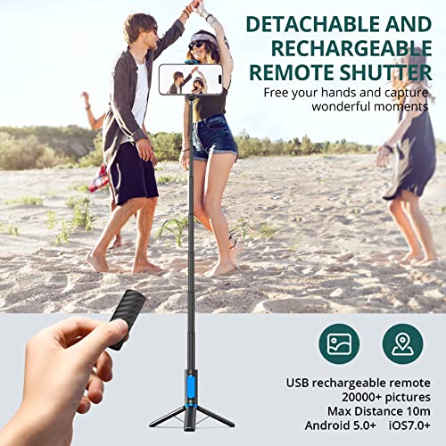 ATUMTEK Bastone Selfie 3 in 1 Selfie Stick