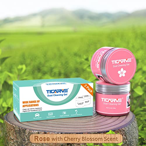 TICARVE Auto reinigingsgel voor het interieur, 2 stuks zacht en flexibel toetsenbord reinigingsgel slijmreiniger universele stofreiniger voor laptop, printer, camera's, afstandsbediening - Image 8