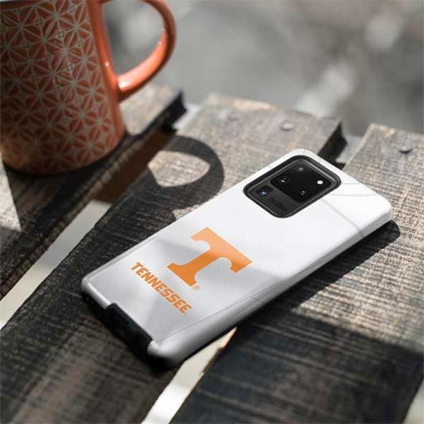 Skinit Pro Phone Case Compatible with Galaxy S20 Ultra 5G - Officially Licensed University of Tennessee White Jersey Design