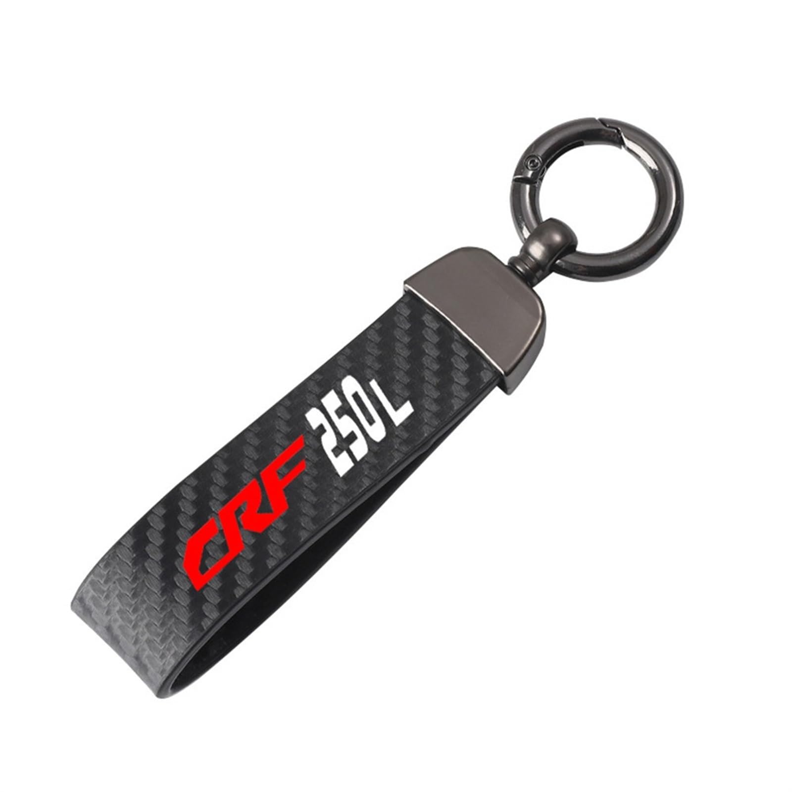 KongFumoto Carbon Fiber Motorcycle Keychain Key Ring For CRF250L CRF 250L CRF250 L Motorbike Key Rings