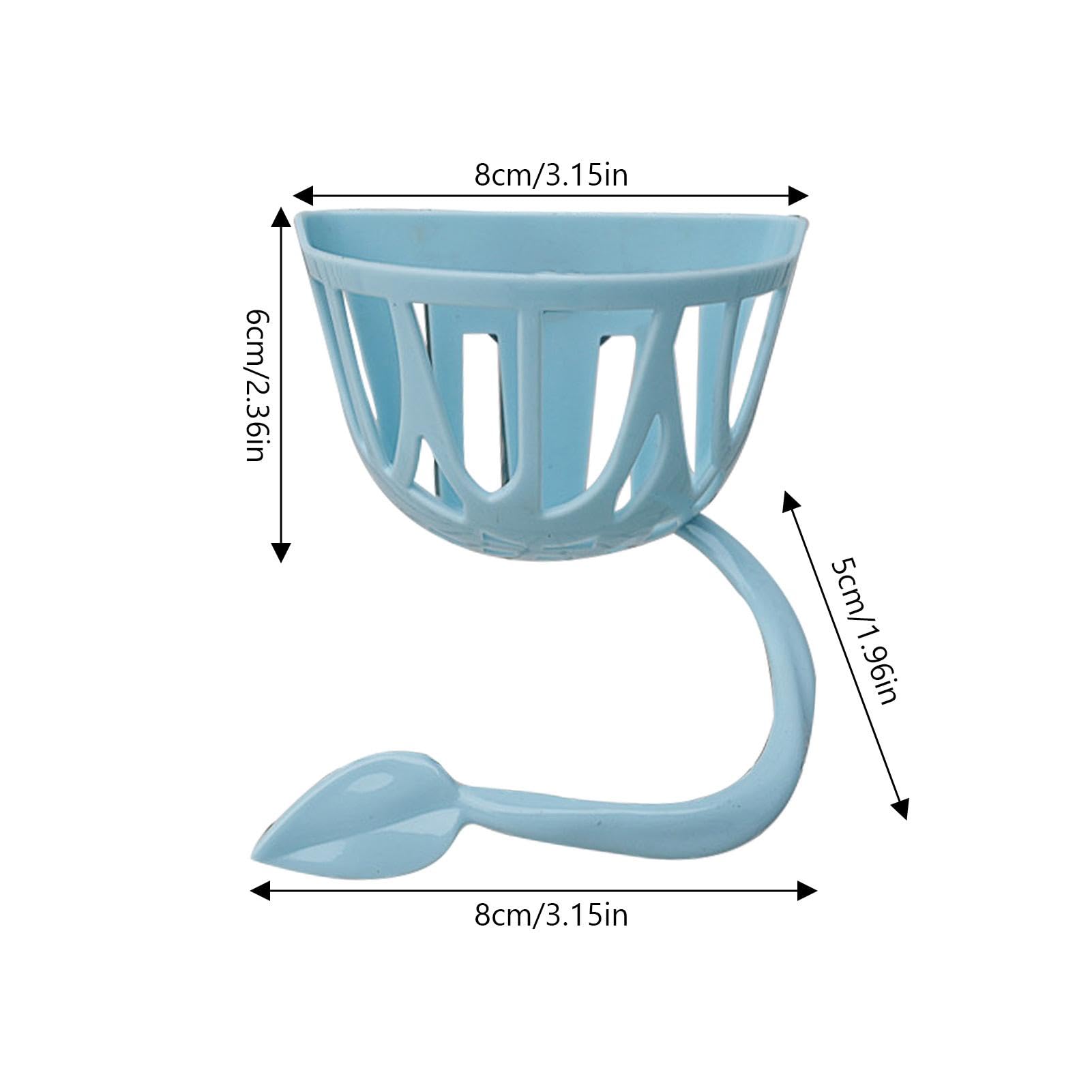 Mangiatoia Per Uccelli QWORK Con Trespoio - Porta Osso Di Seppia E Frutta Per Gabbie - Foto 4