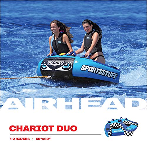 Airhead Chariot Duo | 1-2 Rider Towable Tube For Boating #TOP2