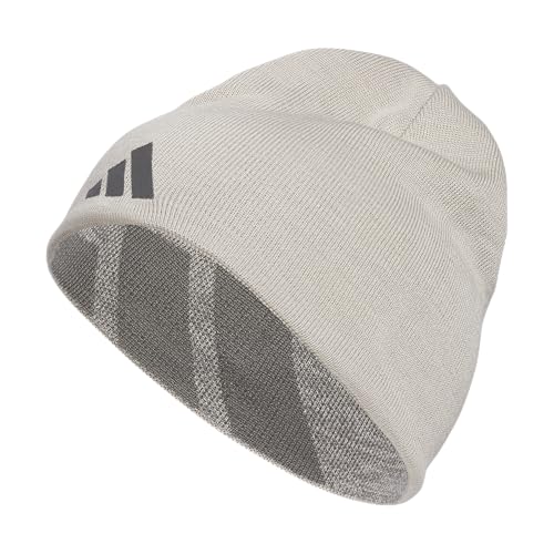 Image of adidas Men's Reversible Skully Beanie - Two-Sided Skull Cap Winter Hat