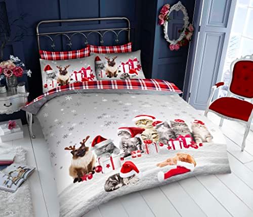 GC GAVENO CAVAILIA Gamer Duvet Cover Single, Christmas Bedding Set, Xmas Quilt Cover And Pillow Case, Gaming Bed Set, Festive Gamer Zone, 737841