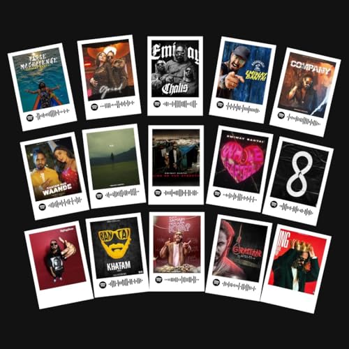 Image of Funk You Store Emiway Bantai | Emiway Bantai Songs Posters (Set of 15) | Emiway's Company, Chalis, Khatam Mini Poster (8 x 6 cm) Posters for Phone Accessories, Bedroom, Office, room decoration