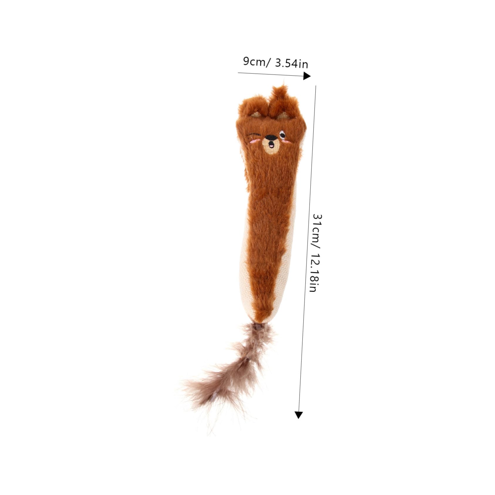 VANZACK Souris en Peluche Remplie De Papier Froissé Jouet Interactif À Mâcher pour Chat Soins Bucco-dentaires pour Chats