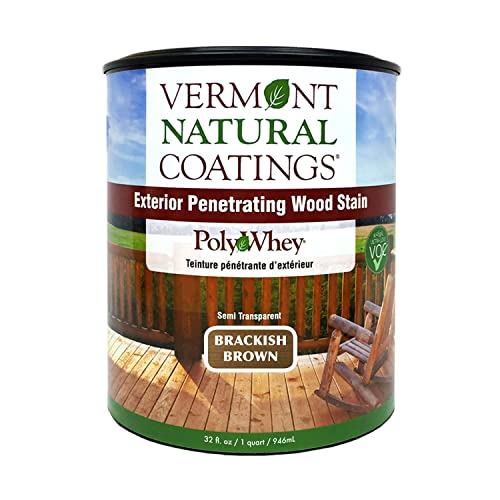 Vermont Natural Coatings PolyWhey Exterior Penetrating Stain Review: Brackish Brown Quart