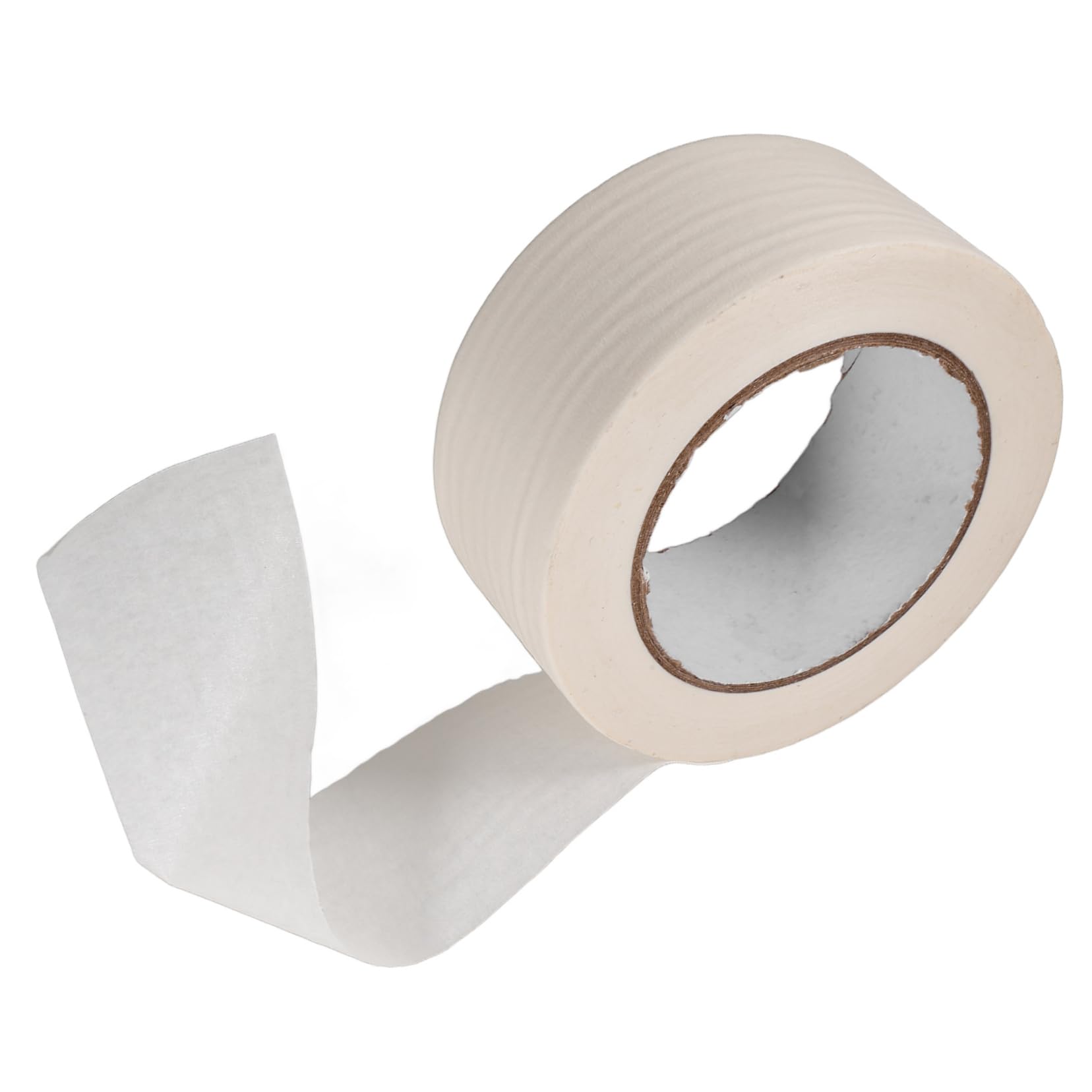 NAMOARLY 50m Roll Masking Tape for General Purpose Painting Automotive Paint Masking Tape Self Adhesive Masking Tape Writable Surface Resistant Wear White Painters Tape