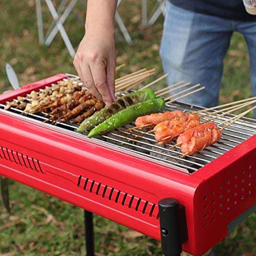 Portatile all'aperto per Il Tempo Libero Campeggio casa Barbecue a Carbone Selvatico Barbecue Forno Pieghevole griglia per Barbecue