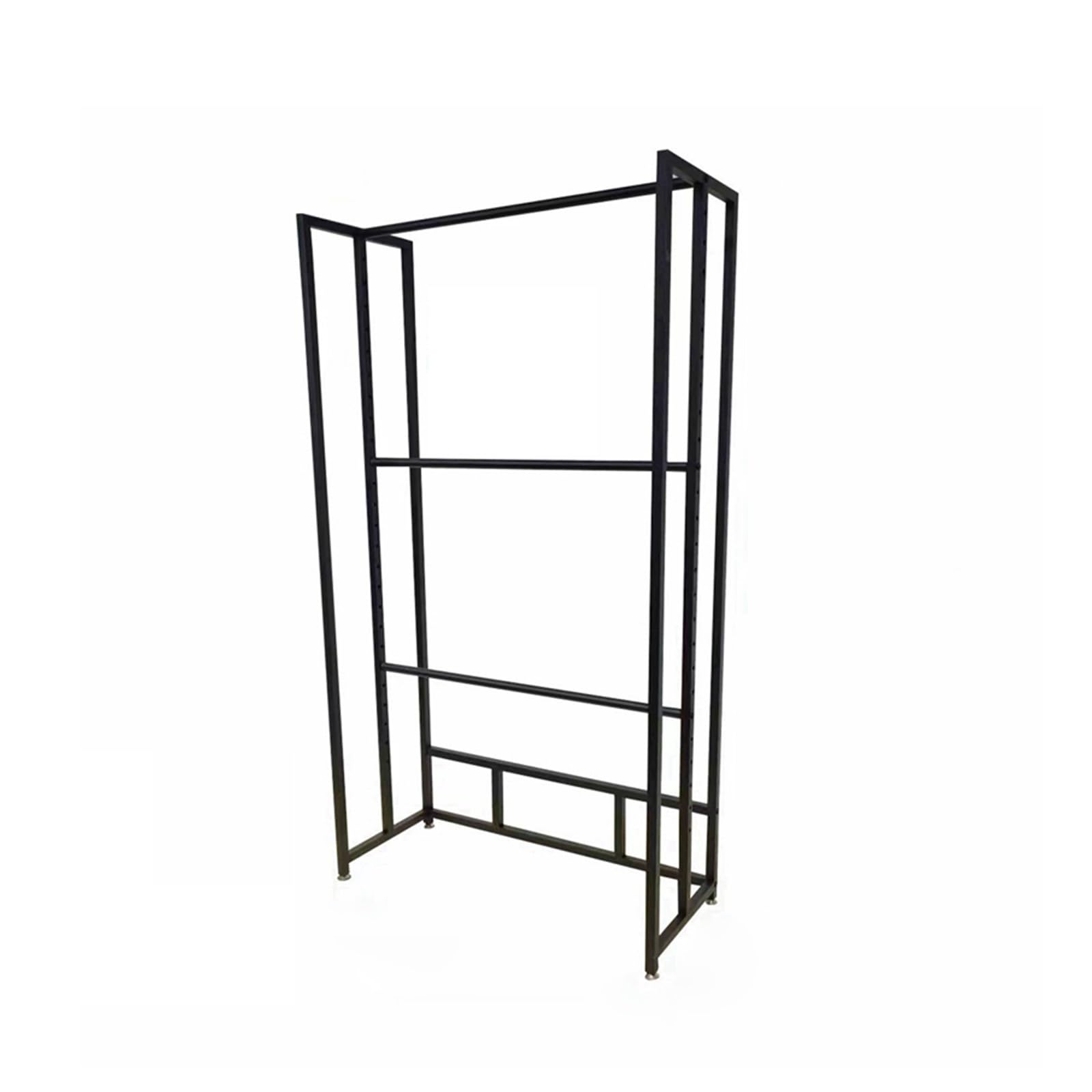 CGCSYZ Standing Towel Rack, Blanket Drying Stand Holder, Scarf Rack, Blanket Rack, Quilt Rack, Fabric Rack, Carpets Rack, Clothes Display Rack (Black 59.1in)