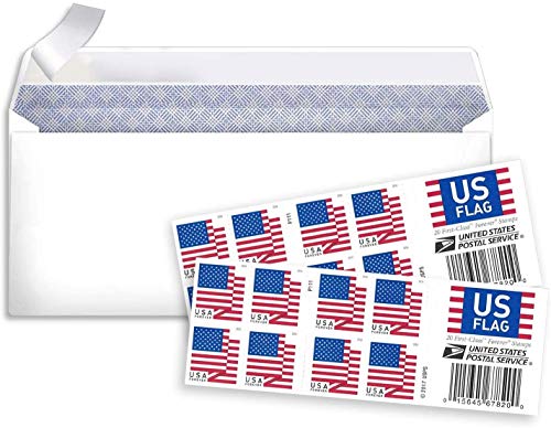 My Postage Stamps Envelope Matching 2018 Releases Postage Stamp (2 Sheets, 40 Stamps)