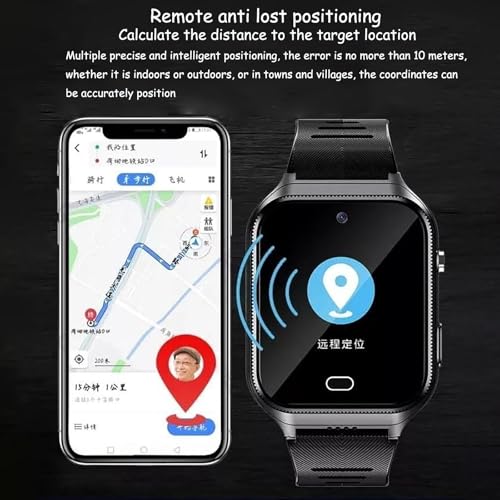 Montre connectée 4G détection de chute SOS et GPS pour senior - 4