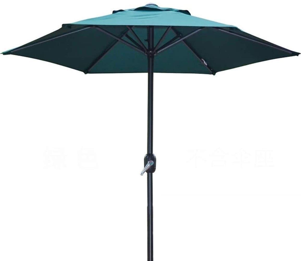 HCZKIUJY Outdoor Garden Parasols 6.5ft / 2m Garden Patio Round Table Parasol Umbrella UV70+, Portable Sun Shelter for Outside Market Terrace Deck Yard Pool Side