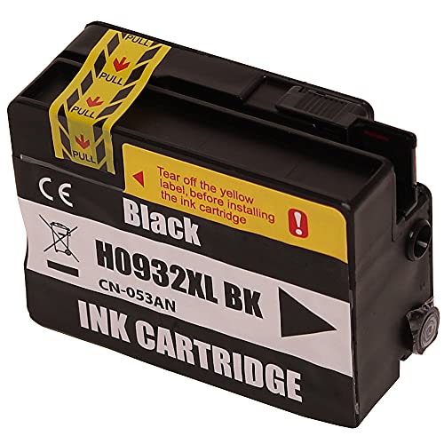 ABC Kompatible Druckerpatrone für HP 932XL Schwarz für HP OfficeJet 6100 6600 6700 7110 7510 7600 7610 7612 Series ABC Kompatible Druckerpatrone für HP 932XL Schwarz für HP OfficeJet 6100 6600 6700 7110 7510 7600 7610 7612 Series