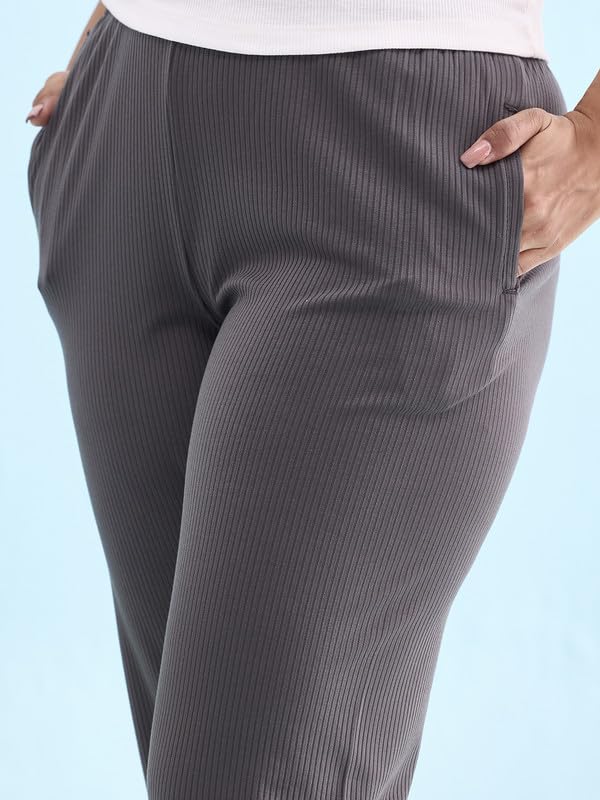 Image of GO Colors Women Rib Pant