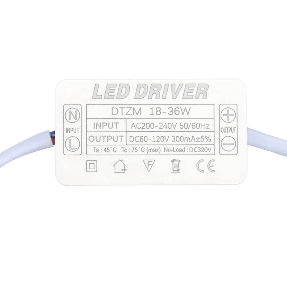 LED Driver Constant Current 300Ma Light Transformer 300Ma AC200-240V for Panel Light Ceiling Fluorescent Light