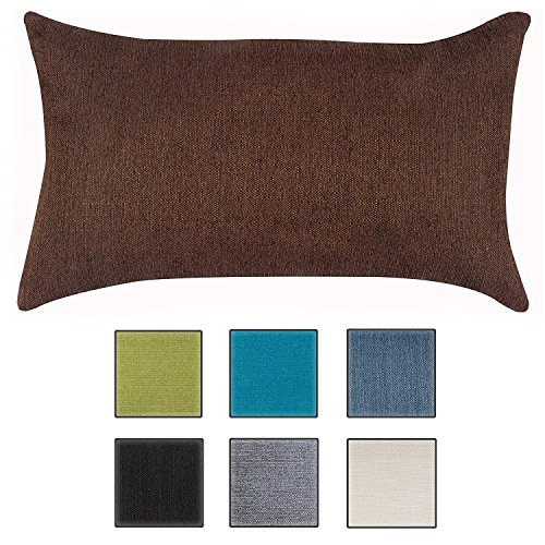 Salosan  Almohada Sofá, salón cojín, cojín decorativo, relleno hipoalergénico  en 7 colores, tamaño 40 x 70 cm