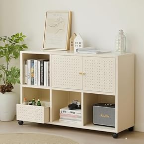 送料込み！【ゴミ箱＆食器棚】ホワイト収納キャビネット 引き出し・扉付き 楽天市場】白 キャビネット ホワイト 奥行45cm 扉付き 完成品