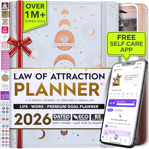 Deluxe 2026 Planner Weekly and Monthly | Law of Attraction...