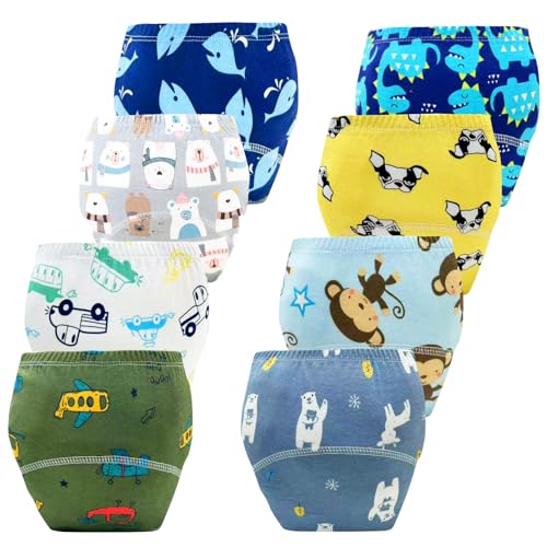 Upairy Training Pants for Toddlers (8PCS) – Leak-Resistant Potty Training underwear