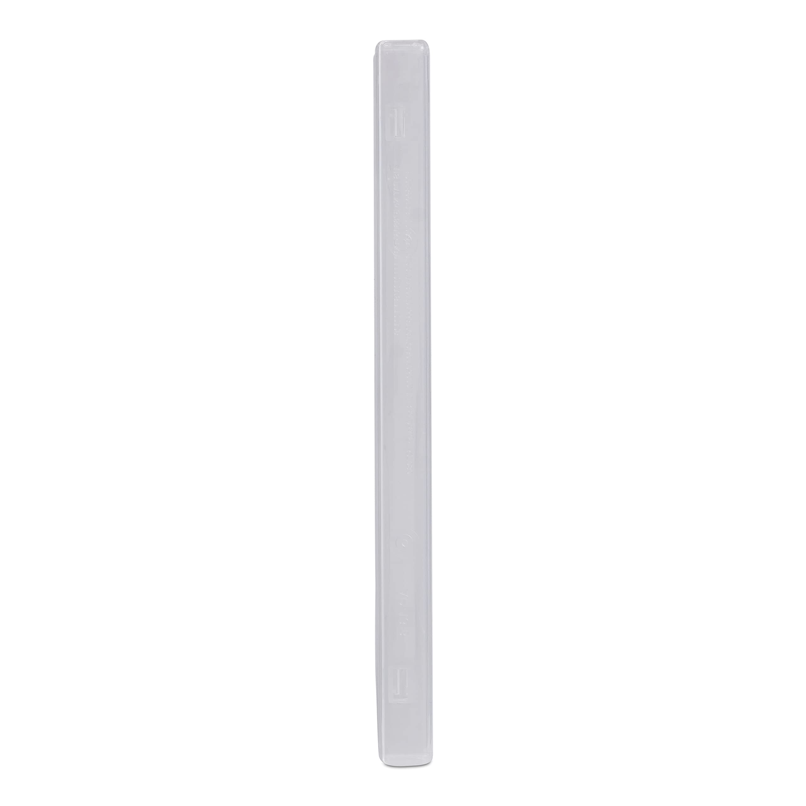 DragonTrading®, 50 custodie singole trasparenti per DVD, 14 mm