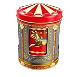 MediMuc Funfair Spieluhrdose - Dose, Gebäckdose, Aufbewahrungsdose, Keksdose, Blechdose - lebensmittelecht - Vol. 0,75l