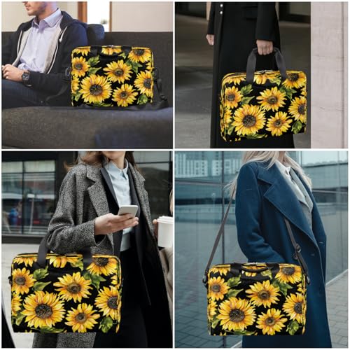 Maletín para laptop 15.6 pulgadas con diseño floral miniatura 2