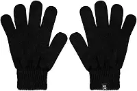 Luva de Frio Inverno Lã Canelada Tricotada Mão Quentinha Resistente Térmica Unissex Protege Neve Geada Macio Leve