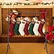 DAKEPOLE Weihnachtsstrumpfhalter Ständer Kleiderbügel Weihnachtselfe Strumpfhalter, Christmas Stocking Rack Rustic Stocking Shelf Hanger